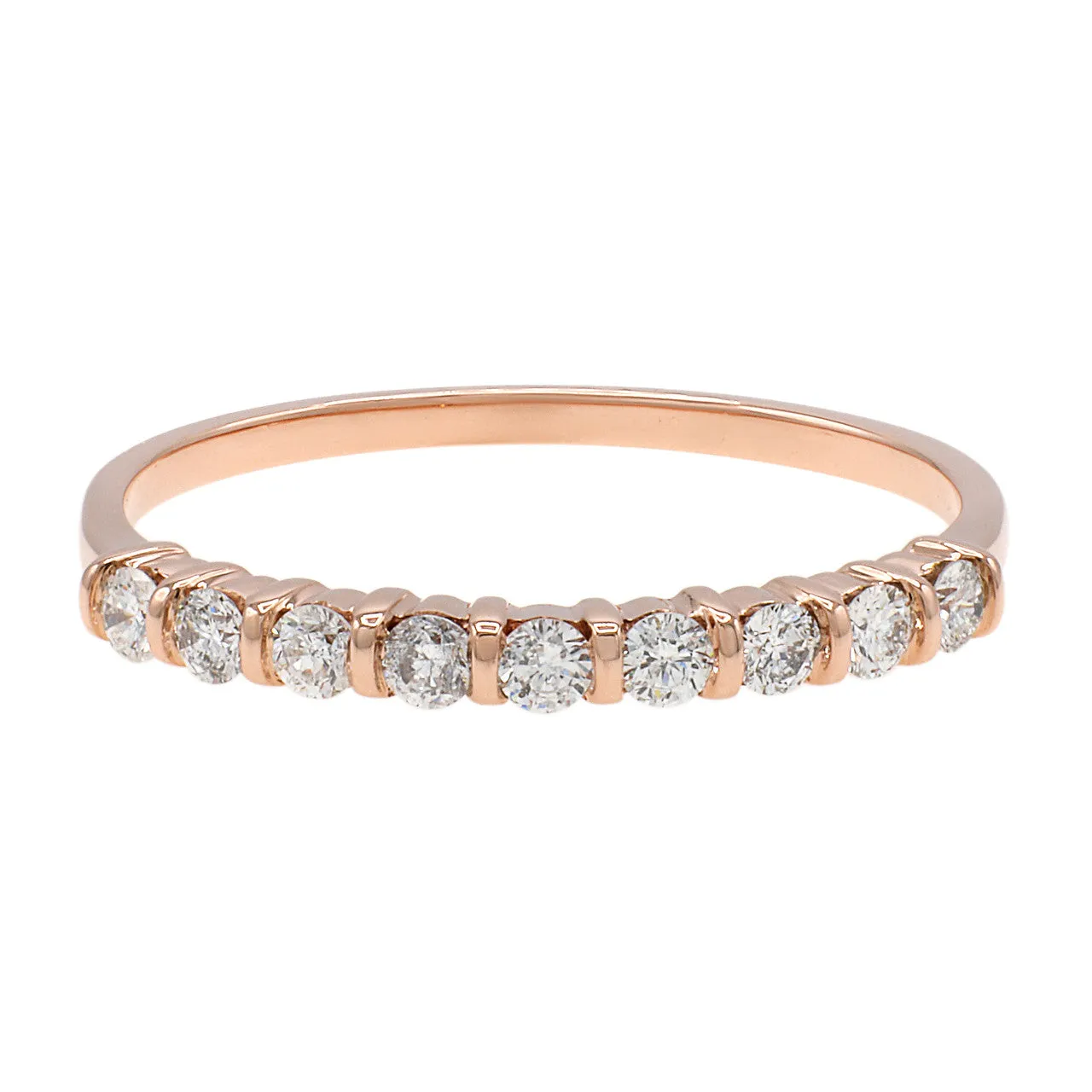 14K Tri Color Diamond Ring Set