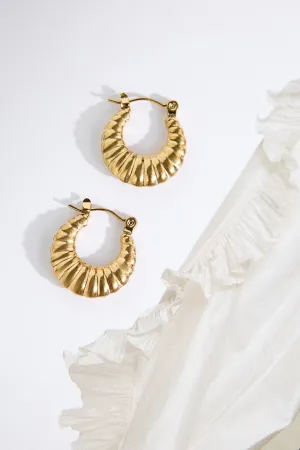 18k Gold Plated Kali Earrings Gold