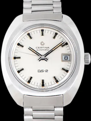 1970s Certina DS-2 Automatic (Ref. 5801 300) Silver Dial