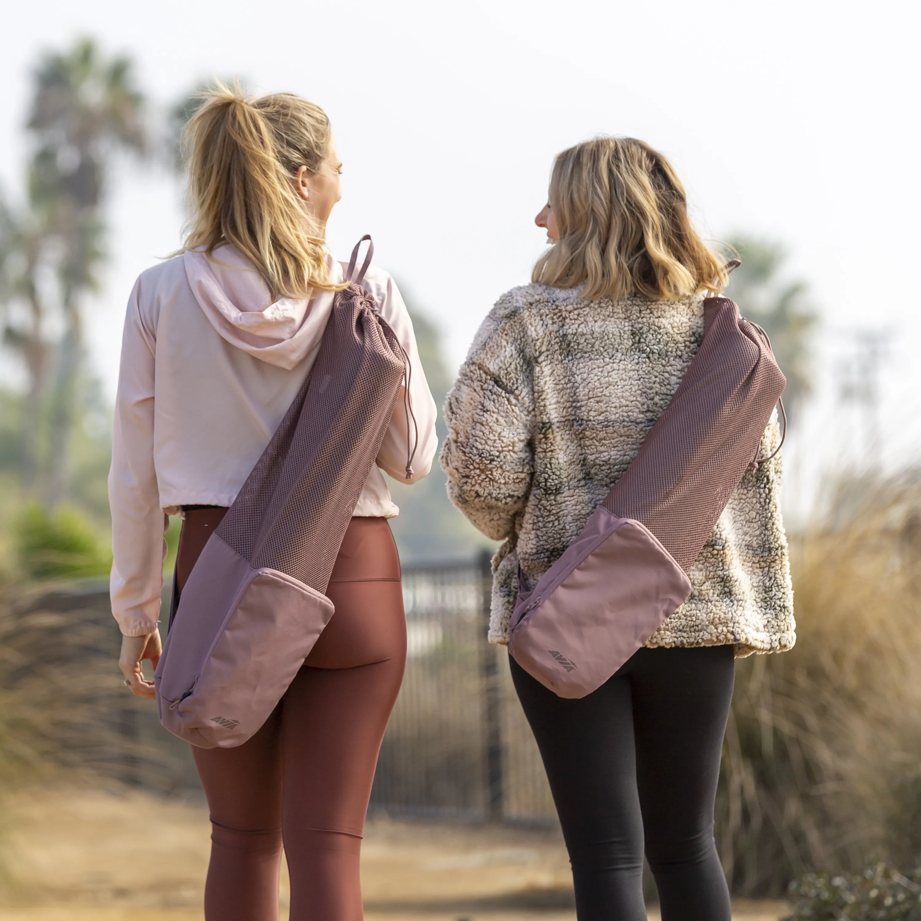 20 Liter Midnight Mauve Yoga Mat Bag Carry Sports, Unisex, Polyester