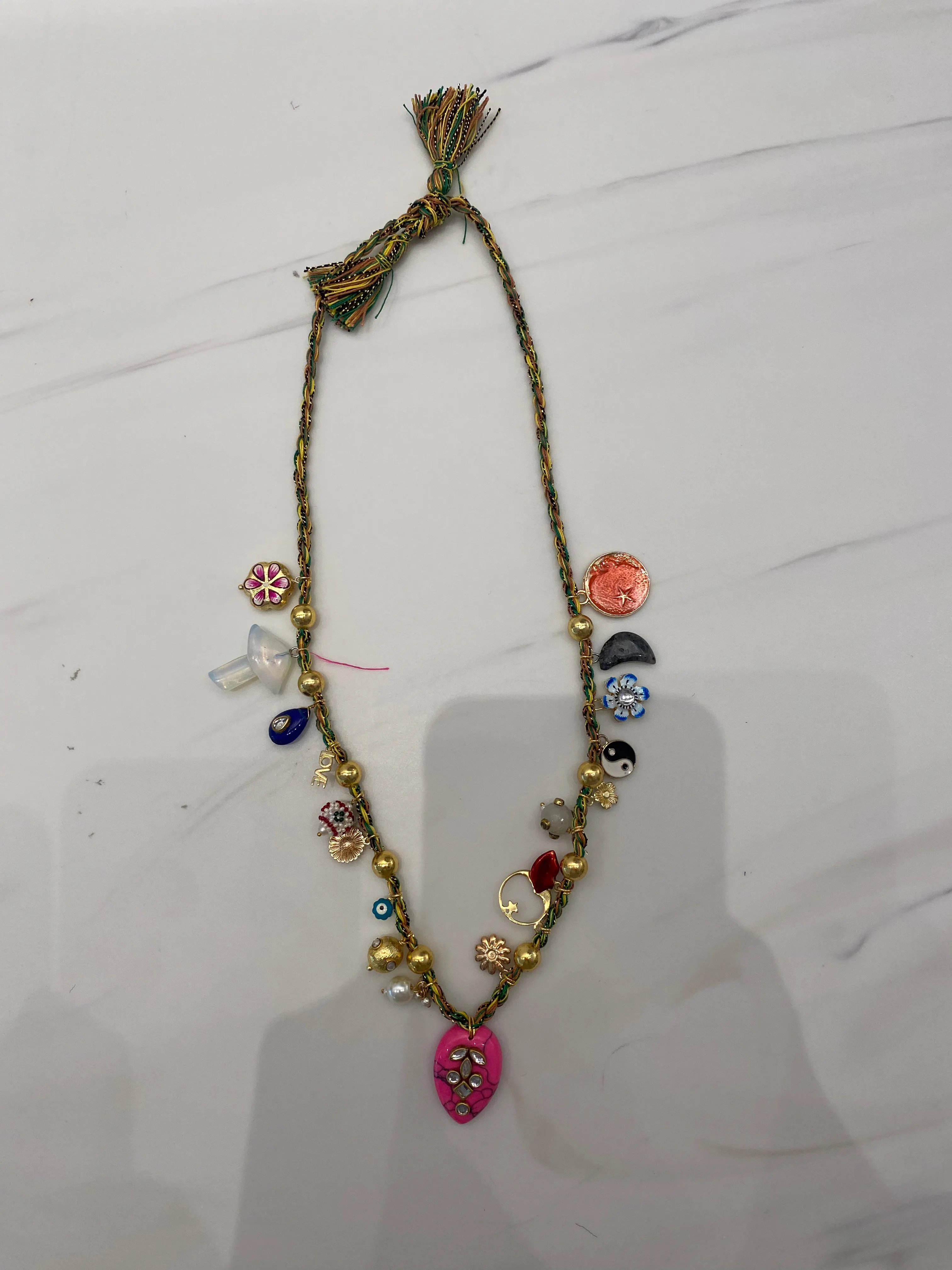 Adjustable Charm Necklace