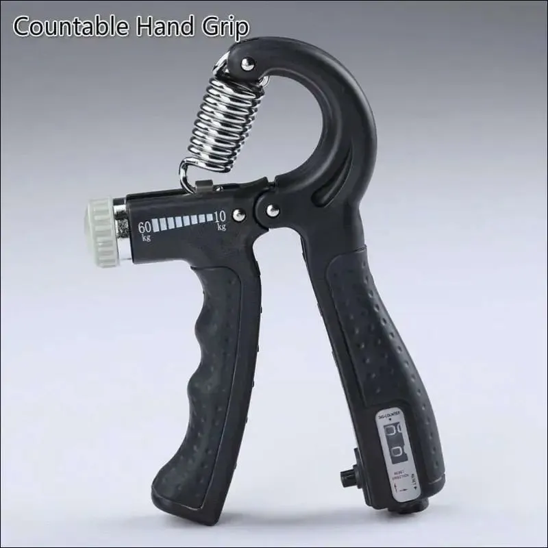 Adjustable hand grip strengthener - 10-60kg heavy gripper for fitness & forearm exercises