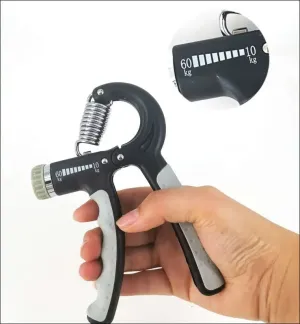 Adjustable hand grip strengthener - 10-60kg heavy gripper for fitness & forearm exercises