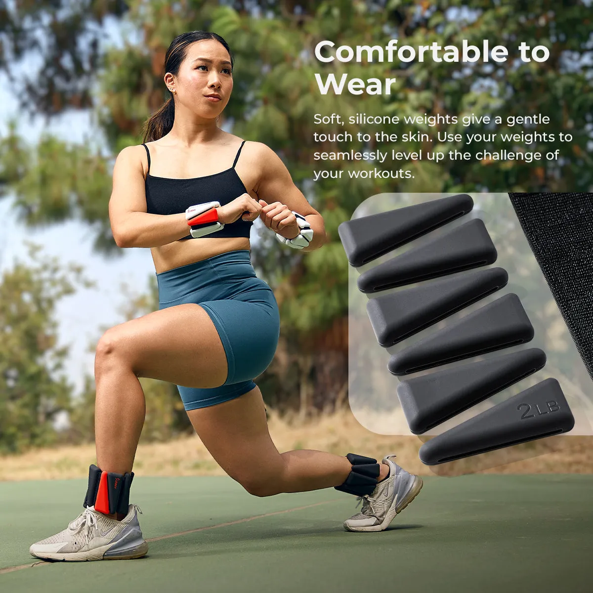 Adjustable Wrist Weights 2 LB (Pair)
