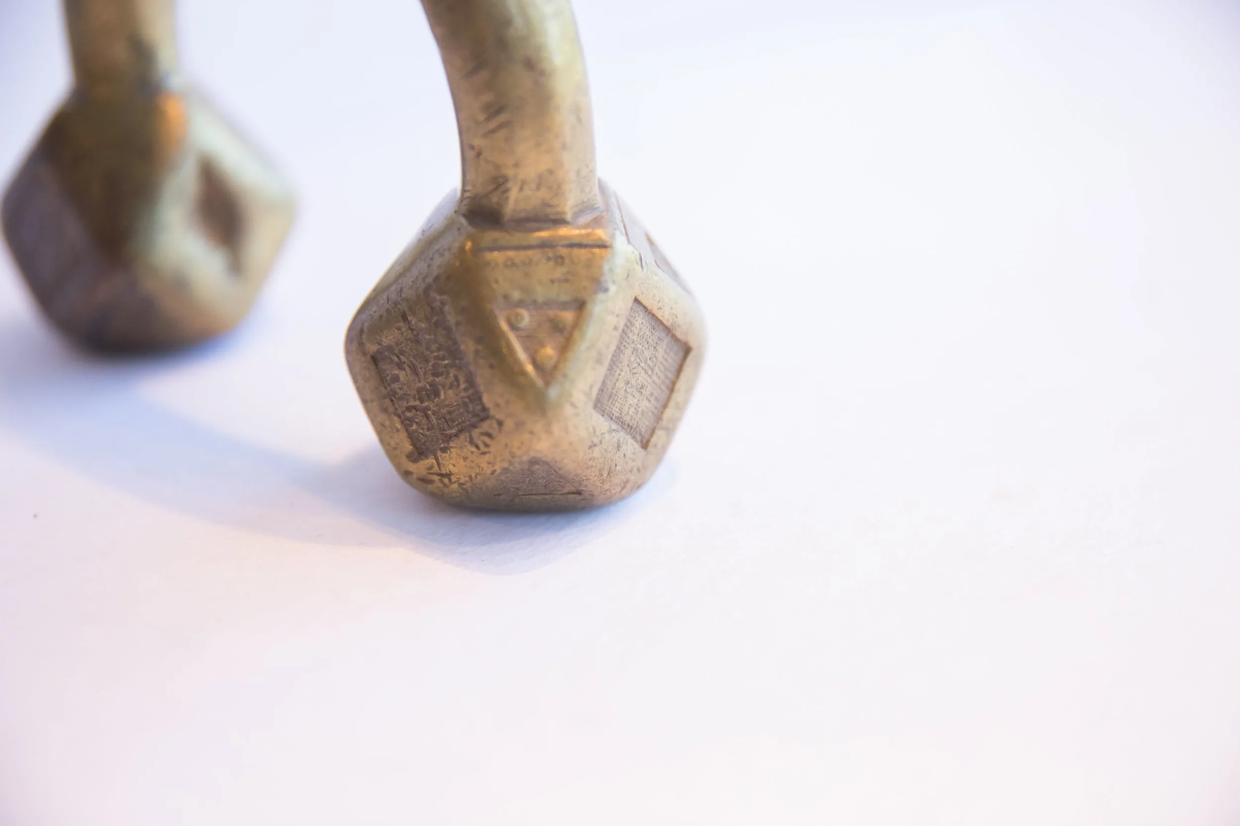 Antique African Geometric Base Cuff Bracelet