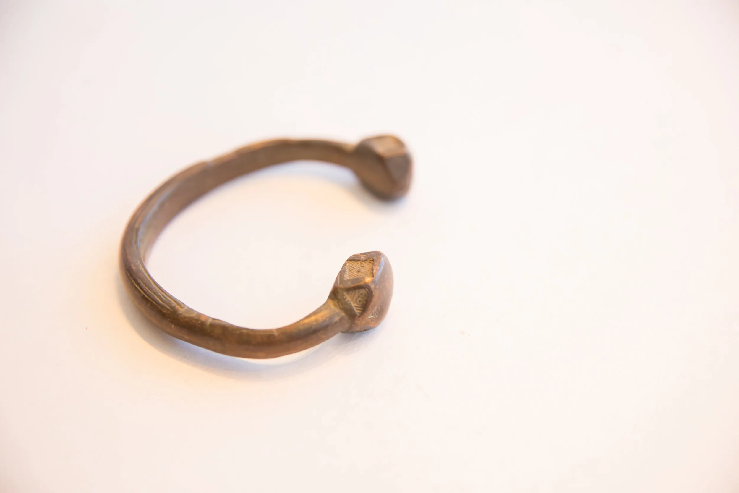 Antique African Snake Cuff Bracelet