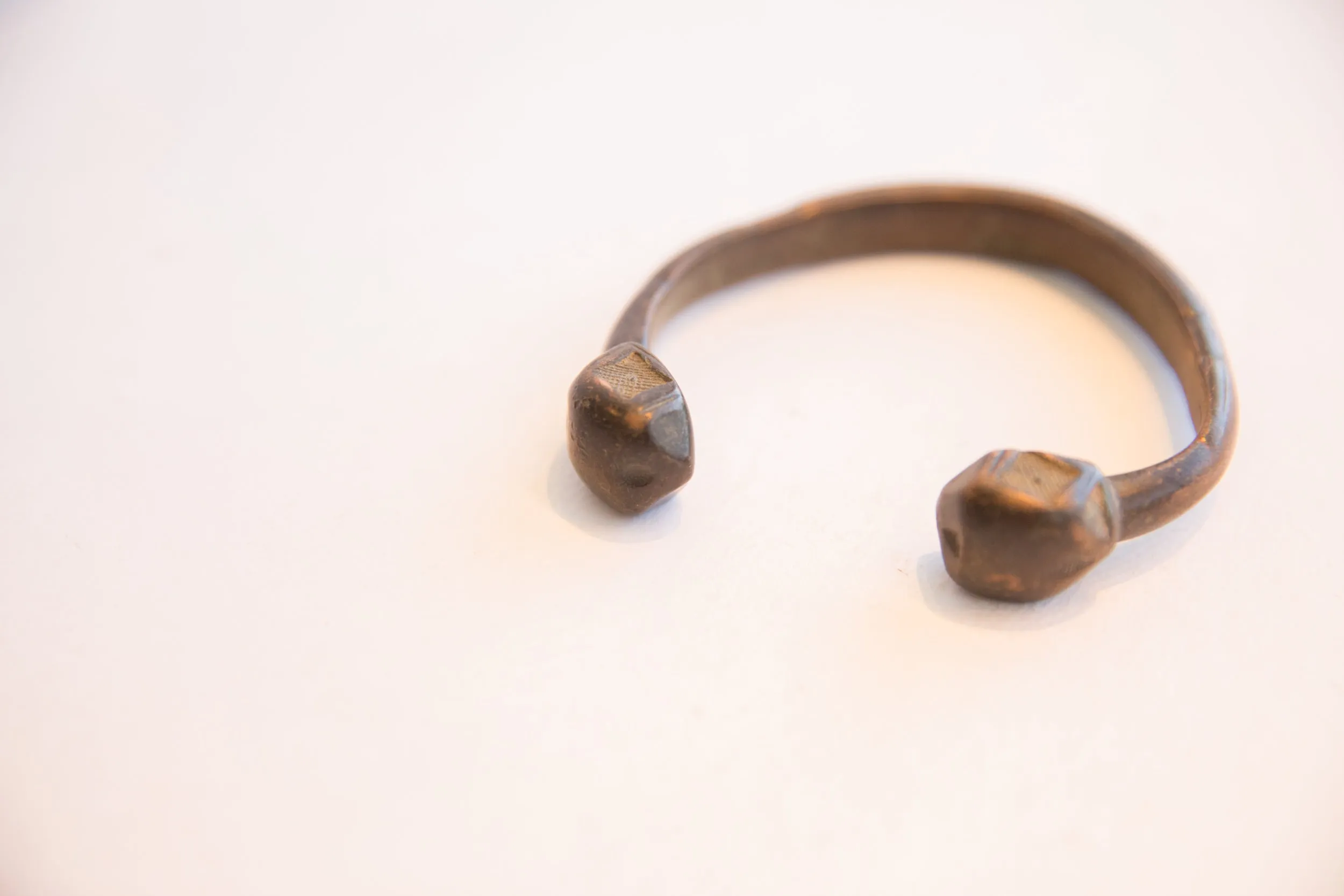 Antique African Snake Cuff Bracelet