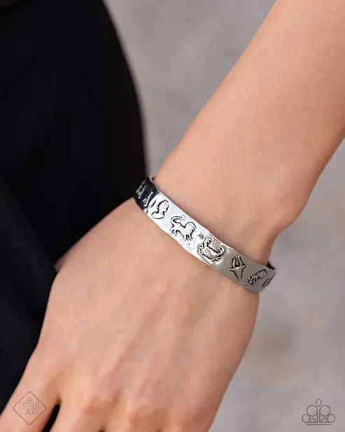 Astrology A-Lister - Silver (Zodiac Signs) Cuff Bracelet (SS-0824)