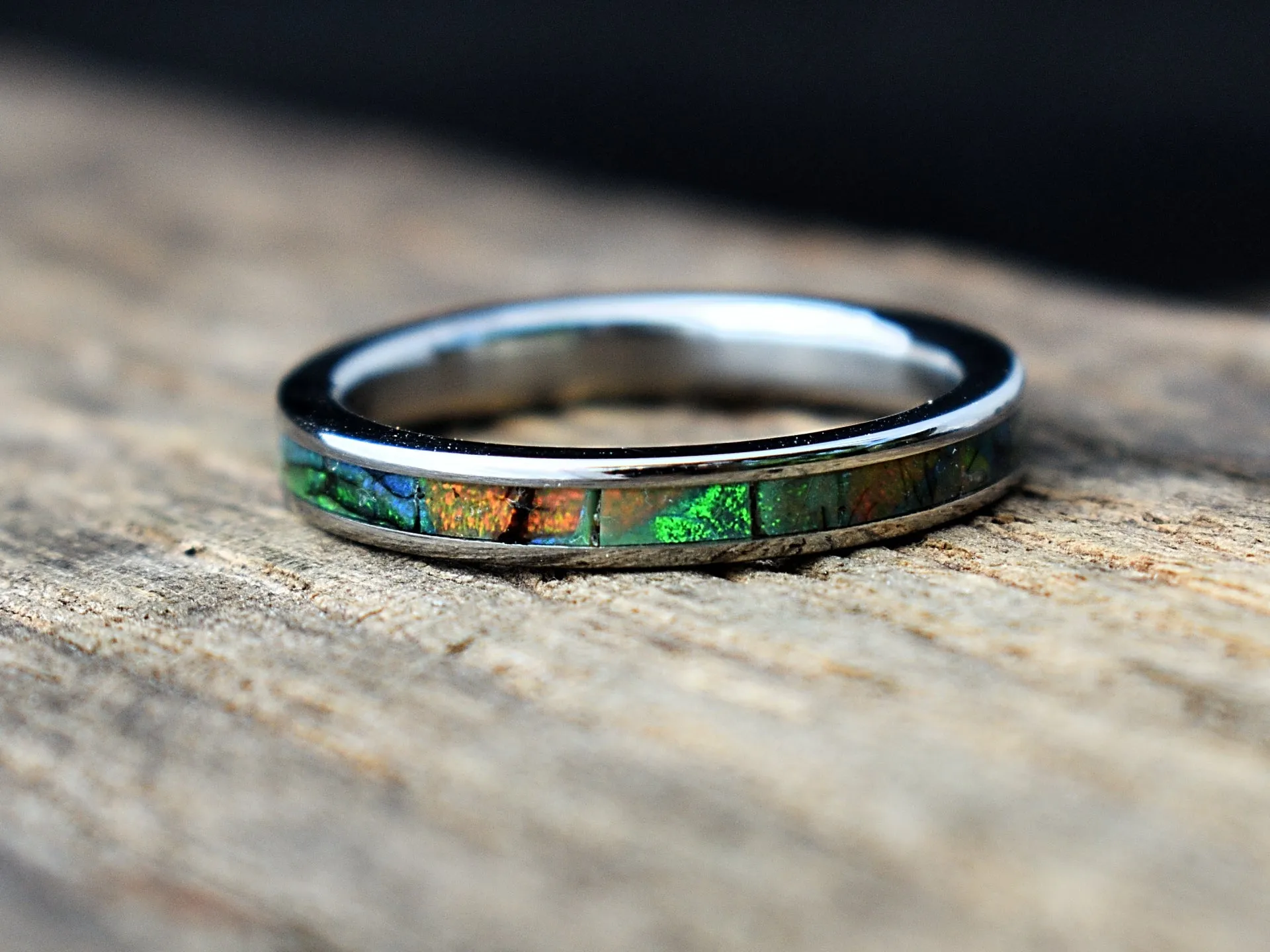Athena (Multicolor Cultured Opal)