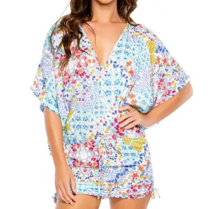 AY QUE CUTE! - Cabana V Neck Dress