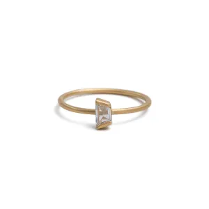 baguette diamond stacking ring