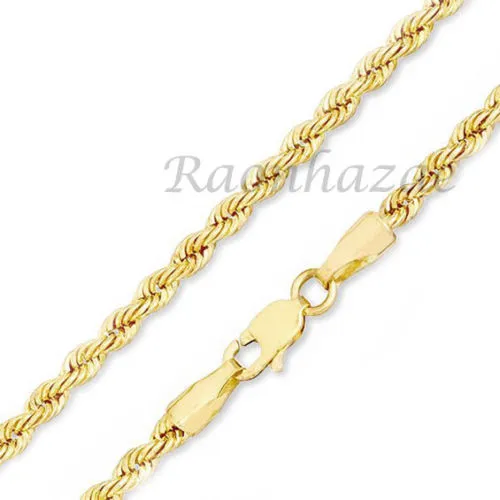 BIG KING LION CHARM ROPE CHAIN DIAMOND CUT 30" CUBAN CHAIN NECKLACE 54