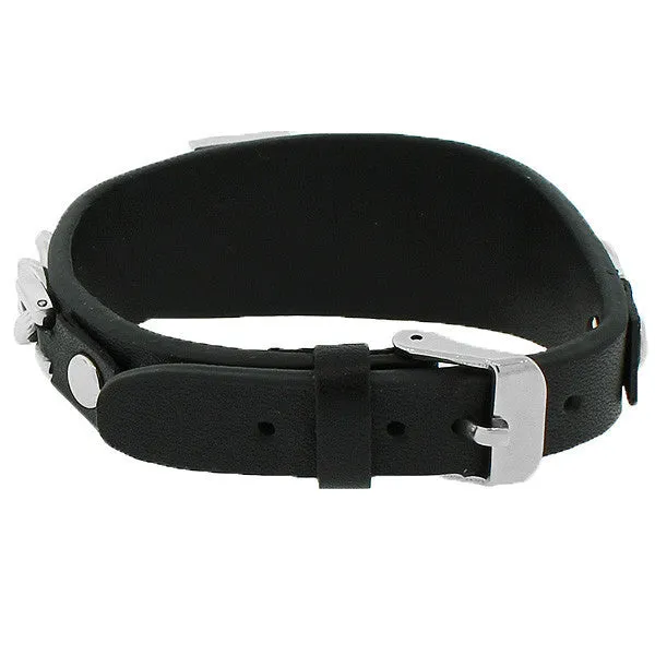 Black Cross Bracelet