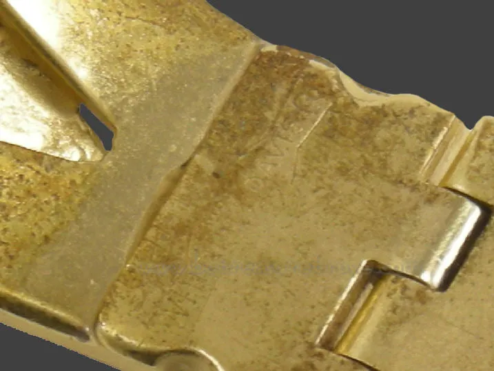 Bracelet Hinged Cuff Whiting & Davis Goldtone Mother of Pearl Vintage