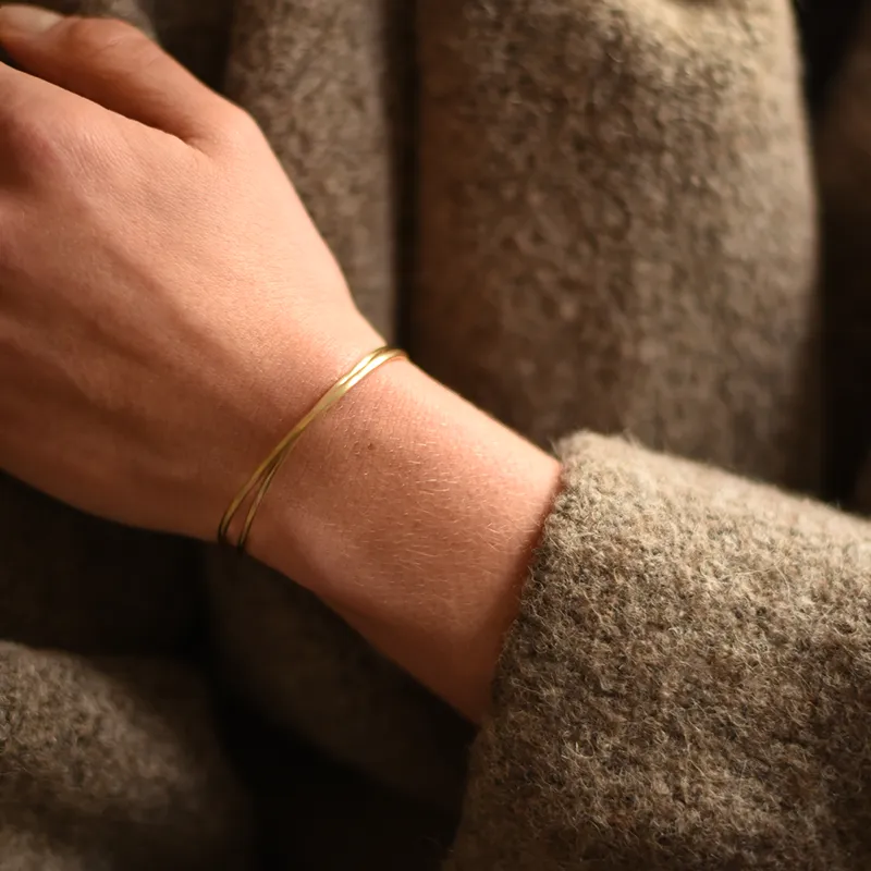 Brass Twist Cuff