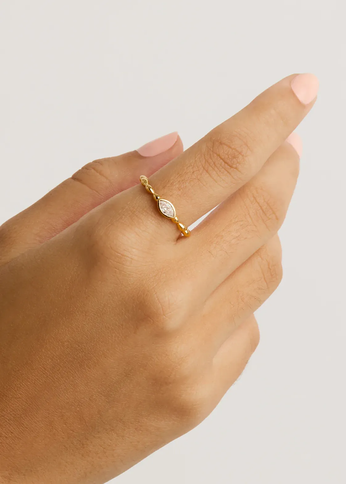 BY CHARLOTTE Lucky Eye Ring - 18k Gold Vermeil