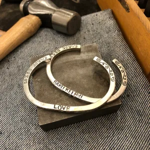 Carpe Diem Cuff - Custom Stamped