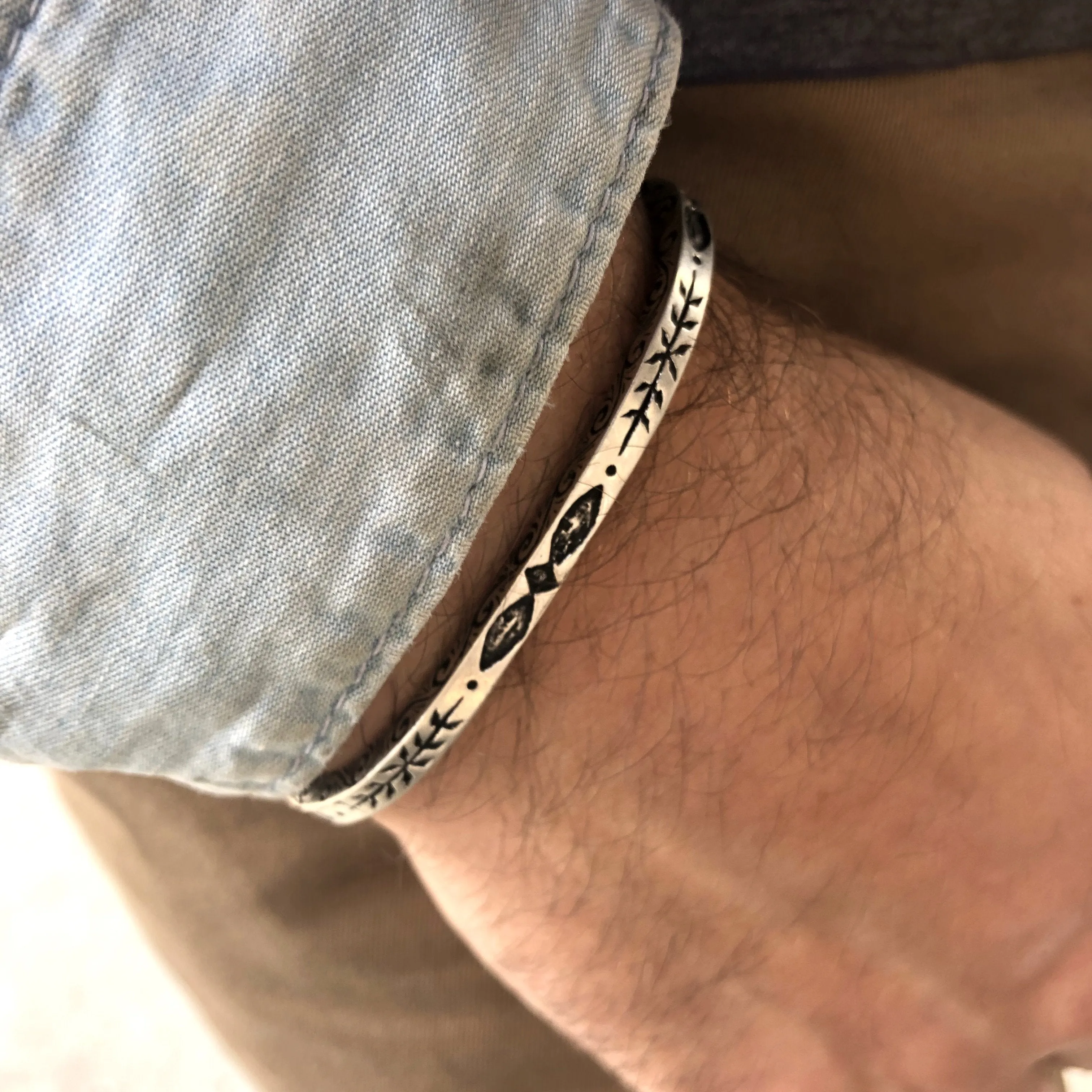 Carpe Diem Cuff - Custom Stamped