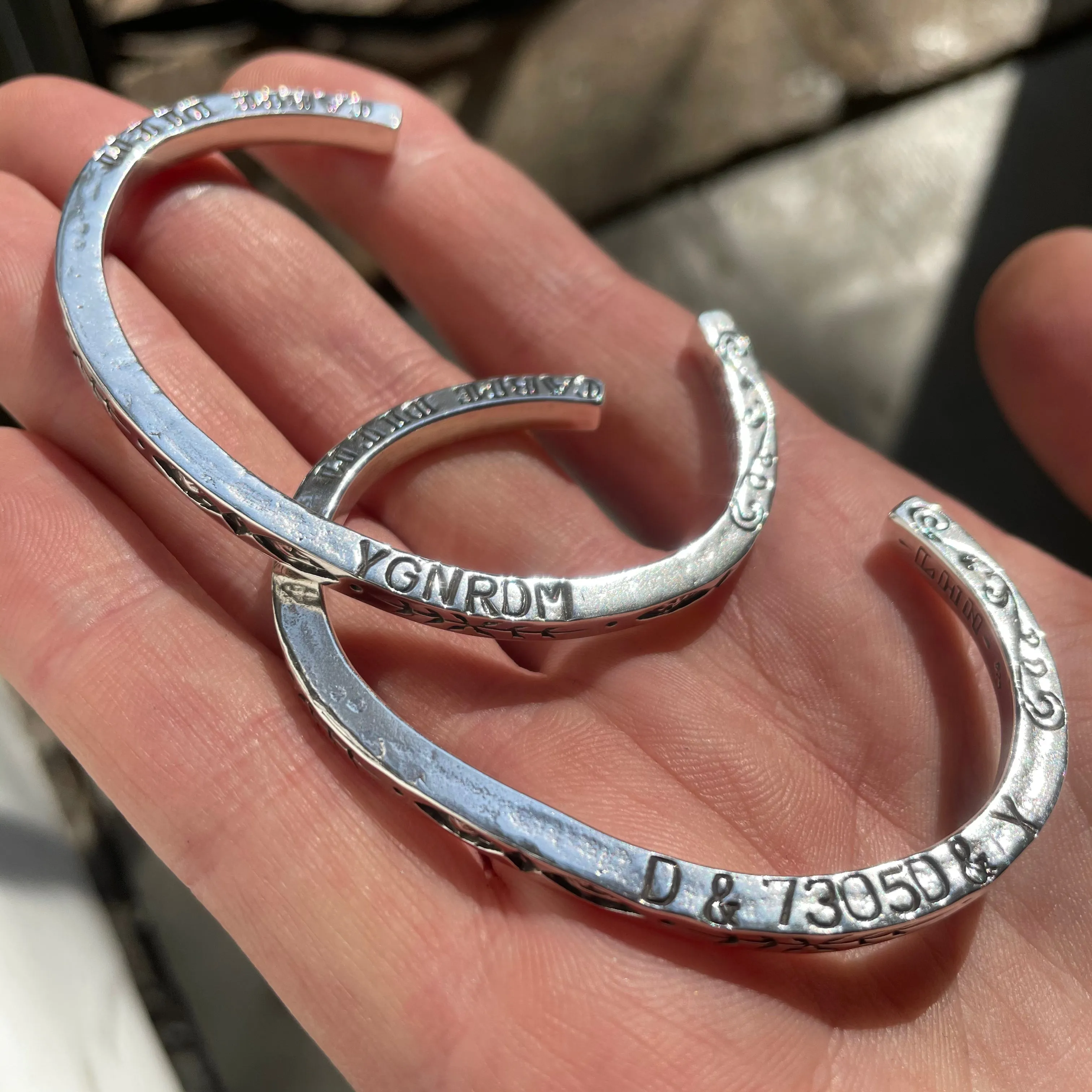 Carpe Diem Cuff - Custom Stamped
