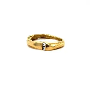 Channel Ring in Bronze