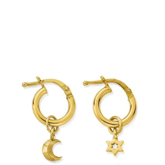 ChloBo Wisdom & Guidance Hoops - Gold