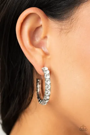 CLASSY is in Session White Paparazzi Earrings