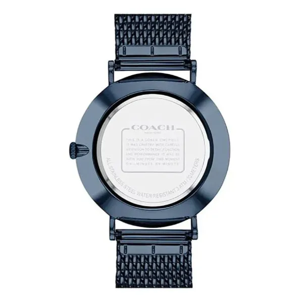 Coach Charles Blue Mesh Bracelet Blue Dial Quartz Watch for Gents - 14602146