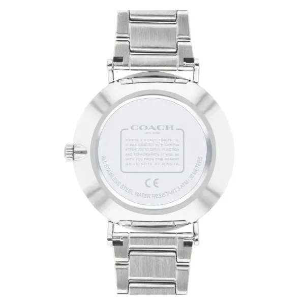 Coach Perry Silver Stainless Steel Silver Dial Quartz Watch for Ladies - 14503344