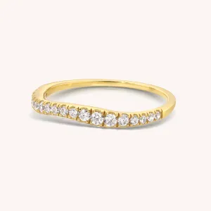 CZ Wave Ring