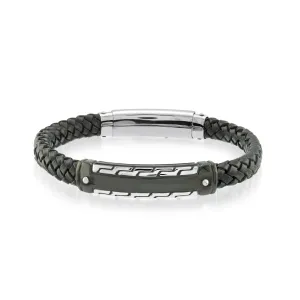 Deco Texture Leather Bracelet