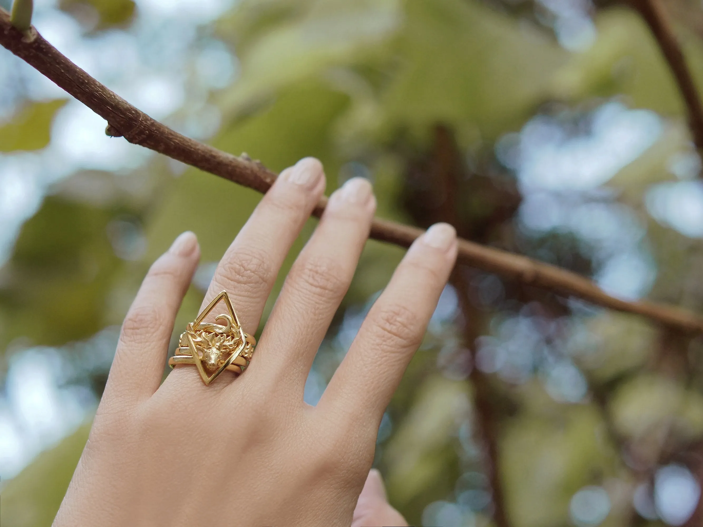 Deer Stacking Rings Set | Treta Compound