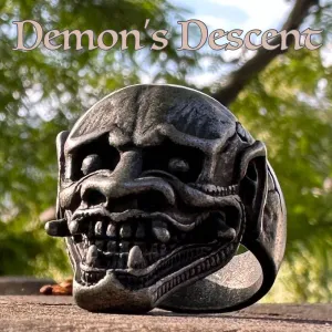 Demon's Descent Skull Ring (#713)