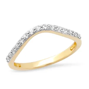 Diamond Contour Ring