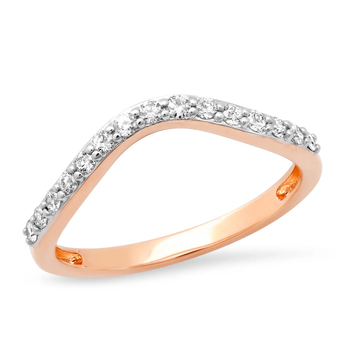 Diamond Contour Ring
