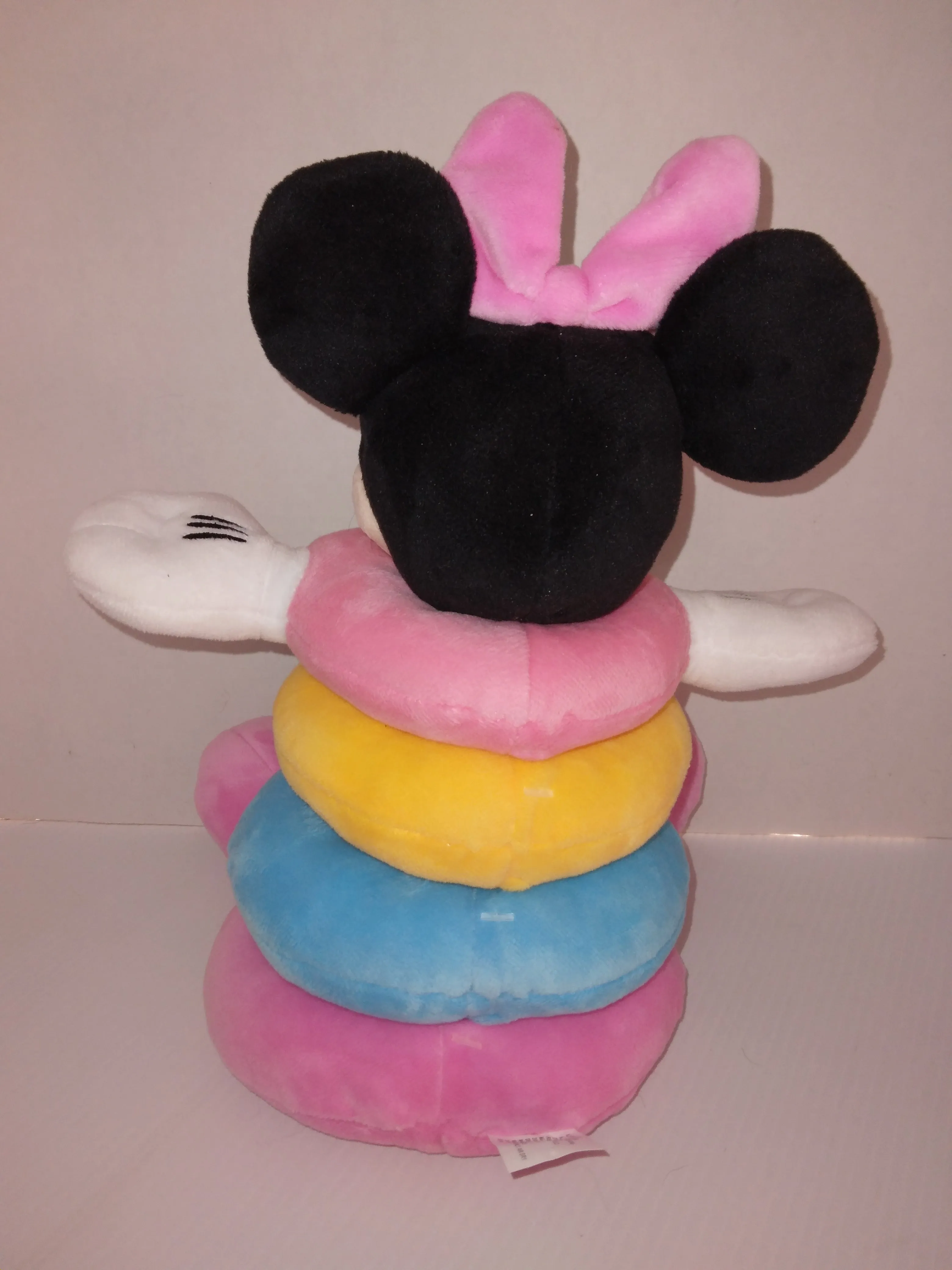 Disney Baby Minnie Mouse Soft Plush Stacking Rings Toy Infant