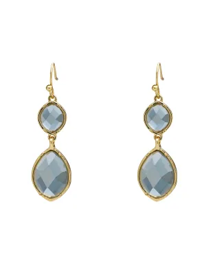 DOUBLE LONG DROP HOOK EARRING