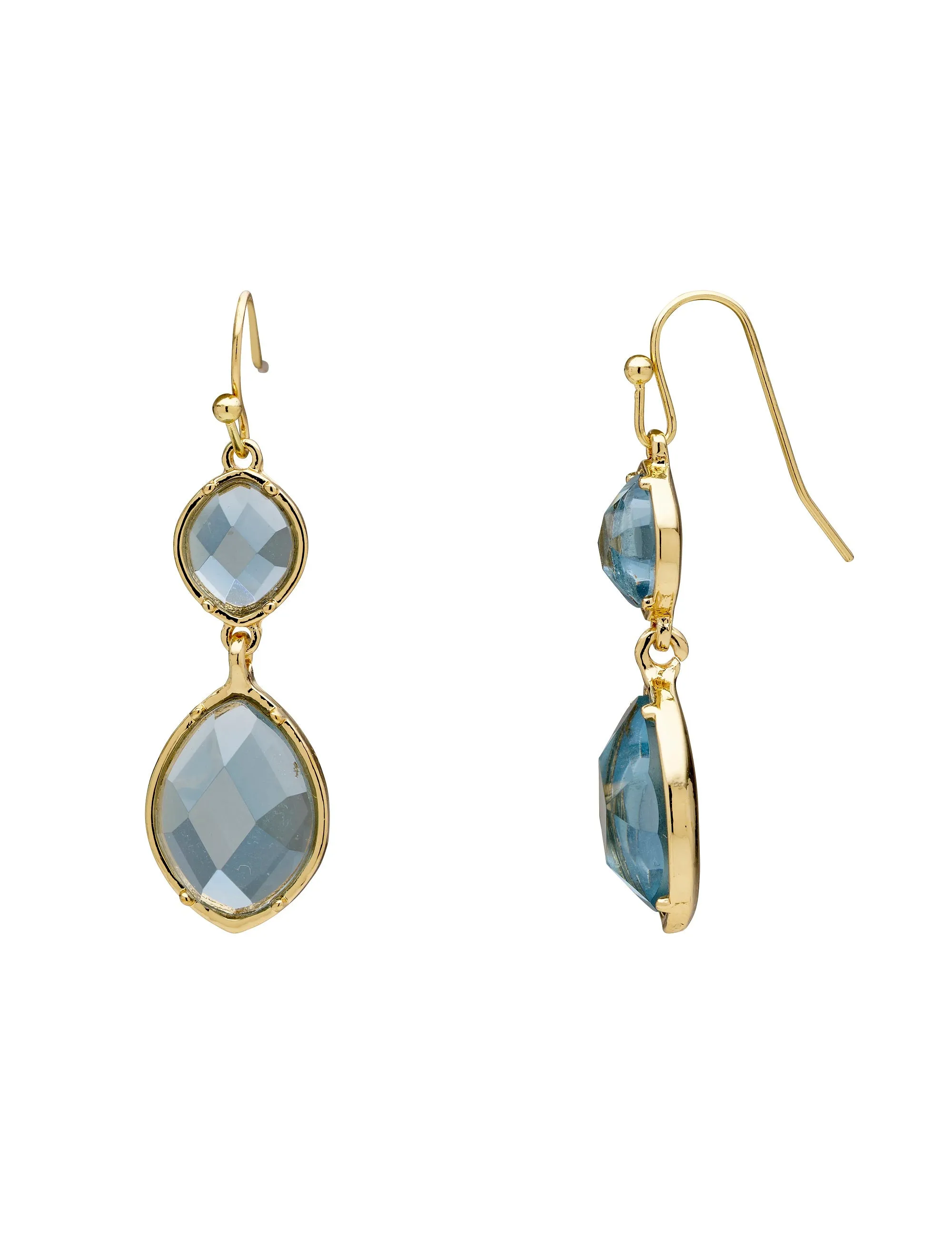 DOUBLE LONG DROP HOOK EARRING