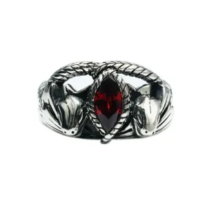 Double Snake Balach Ring | 925 Silver Lord of the Rings, Aragorn Design