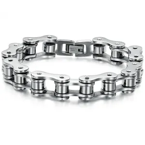 Fashion Jewelry Punk 316L Stainless Steel Bracelet Men Biker Bicycle Motorcycle Chain Men's Bracelets Mens Bracelets & Bangles
