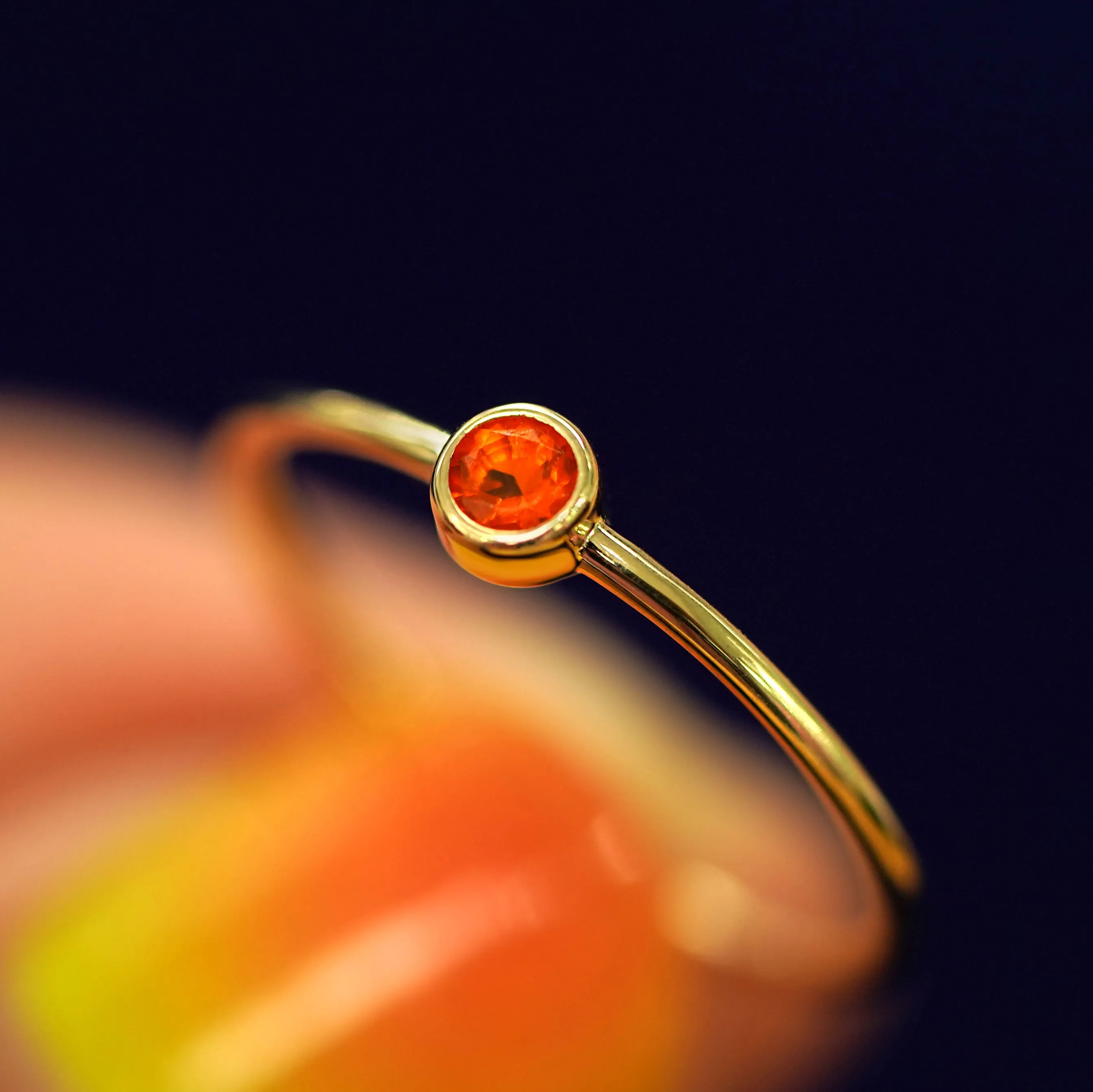 Fire Opal Ring