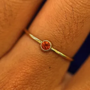 Fire Opal Ring