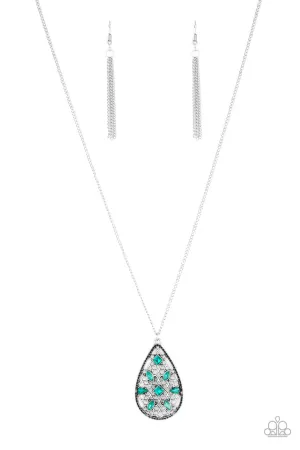 Gala Glimmer Green Paparazzi Necklace