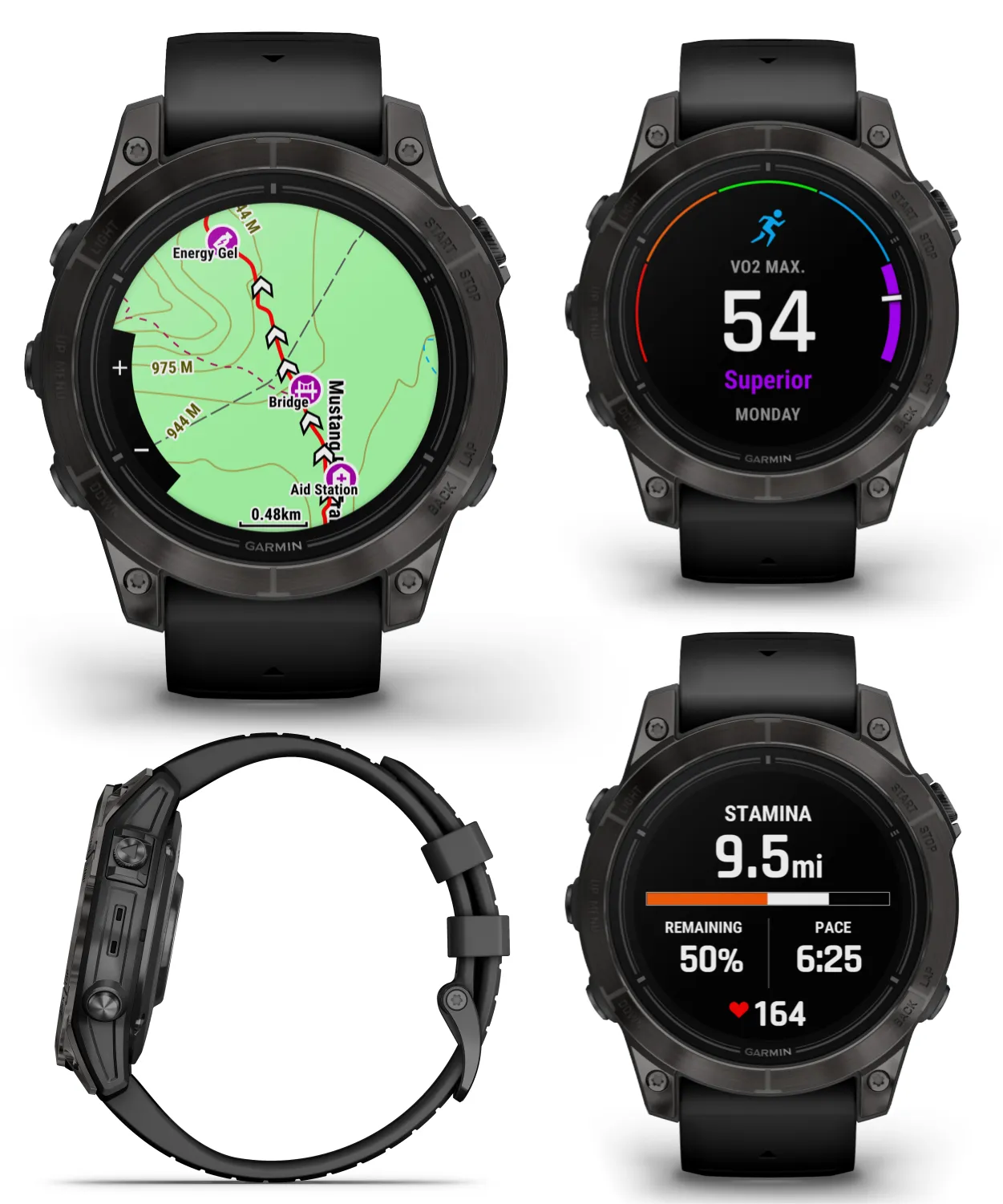 Garmin Epix Pro (Gen 2) Standard / Sapphire Edition, High Performance Smartwatch, Advanced Training Technology, Built-in Flashlight w/Wearable4U Bundle