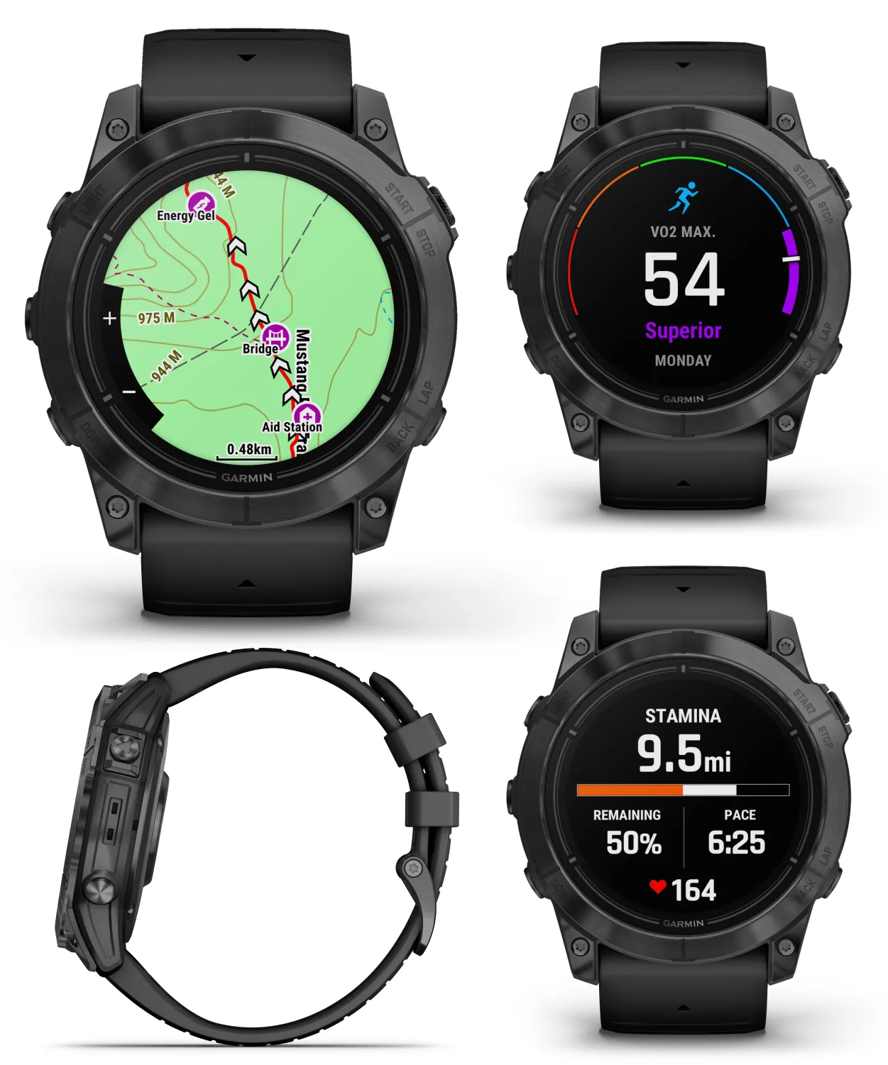 Garmin Epix Pro (Gen 2) Standard / Sapphire Edition, High Performance Smartwatch, Advanced Training Technology, Built-in Flashlight w/Wearable4U Bundle