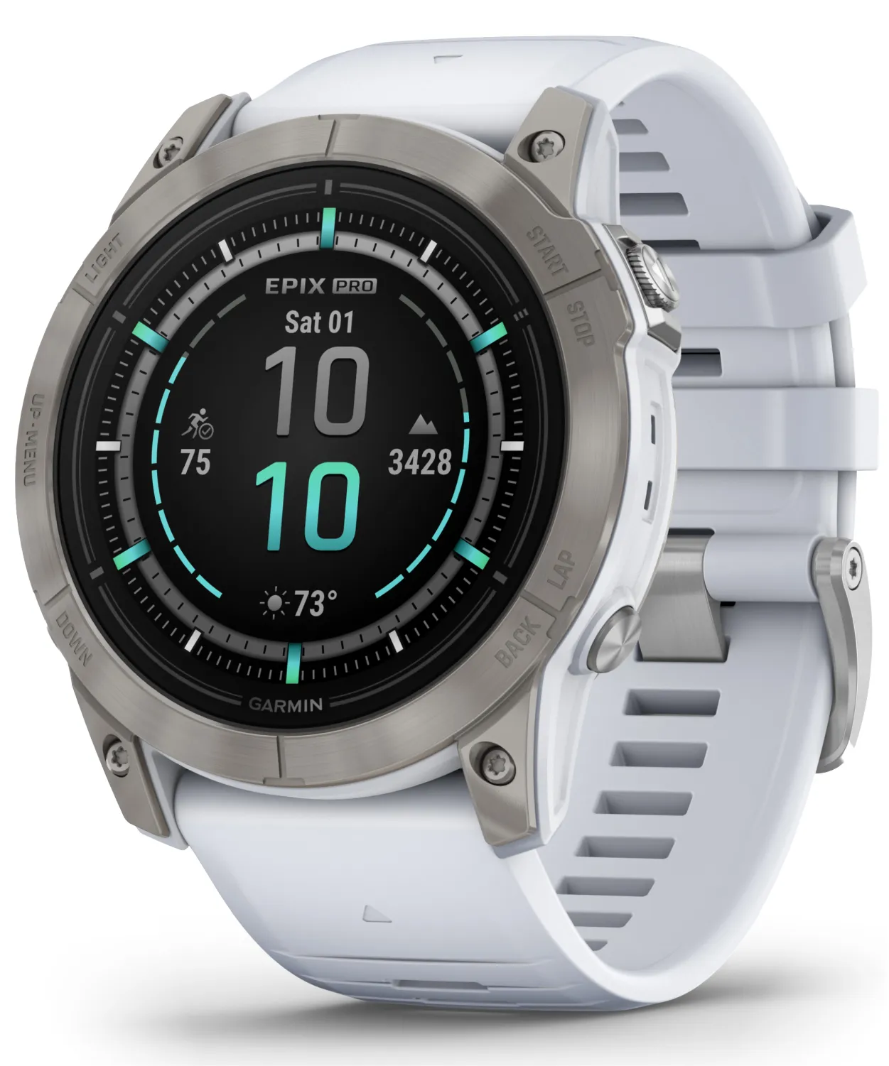Garmin Epix Pro (Gen 2) Standard / Sapphire Edition, High Performance Smartwatch, Advanced Training Technology, Built-in Flashlight w/Wearable4U Bundle