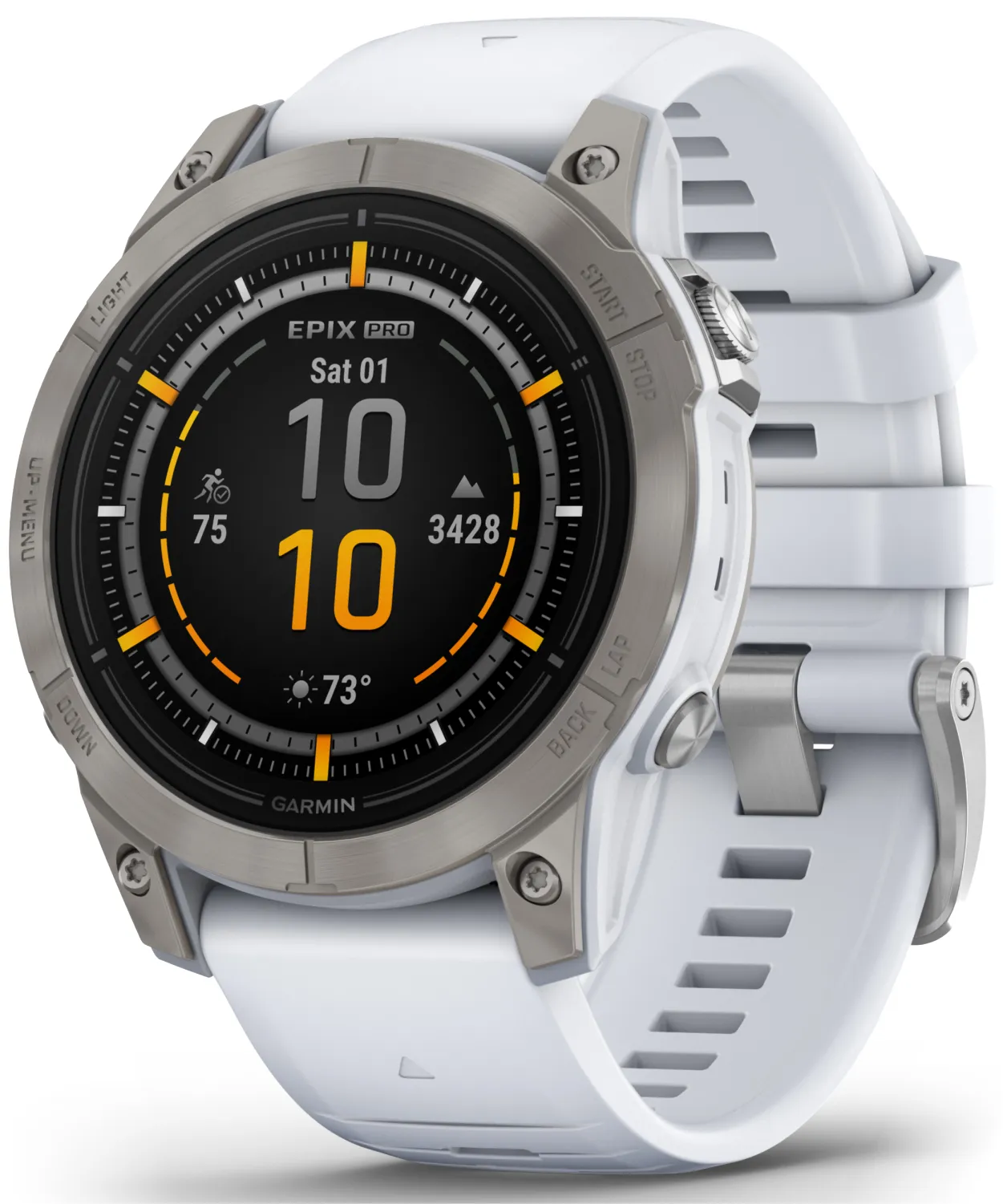 Garmin Epix Pro (Gen 2) Standard / Sapphire Edition, High Performance Smartwatch, Advanced Training Technology, Built-in Flashlight w/Wearable4U Bundle