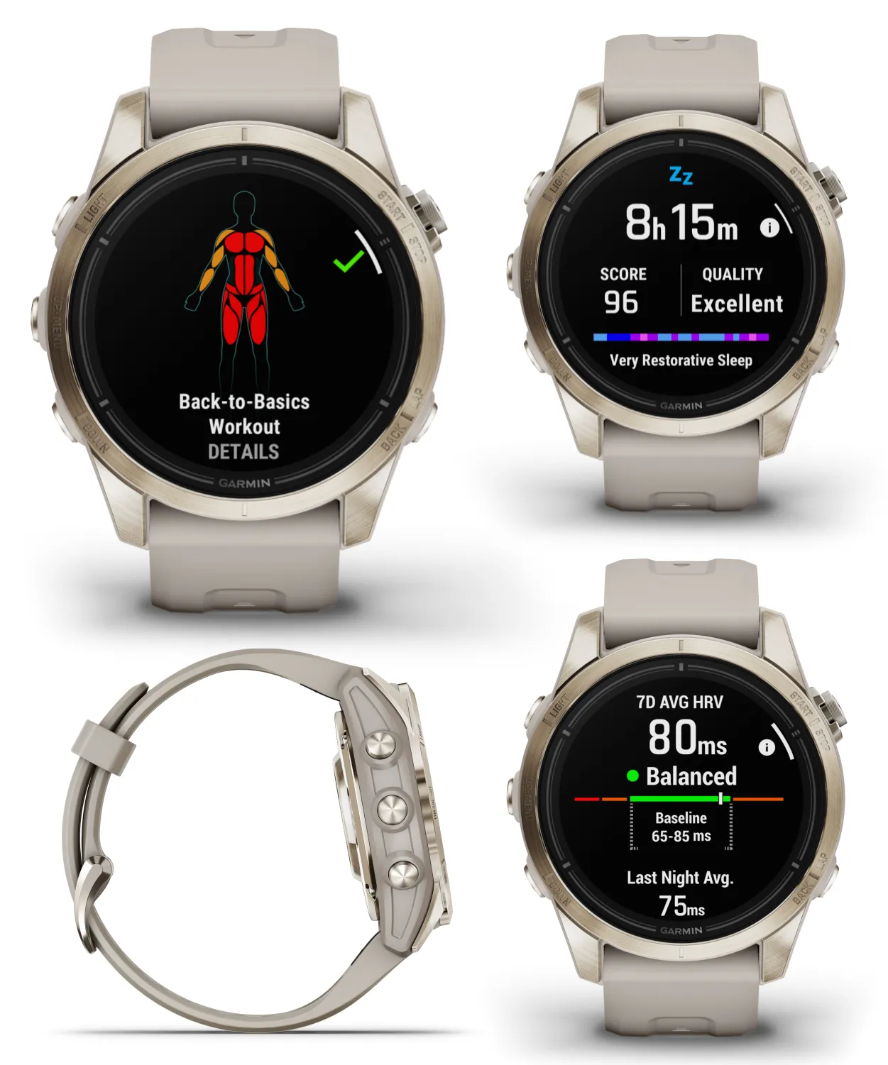 Garmin Epix Pro (Gen 2) Standard / Sapphire Edition, High Performance Smartwatch, Advanced Training Technology, Built-in Flashlight w/Wearable4U Bundle