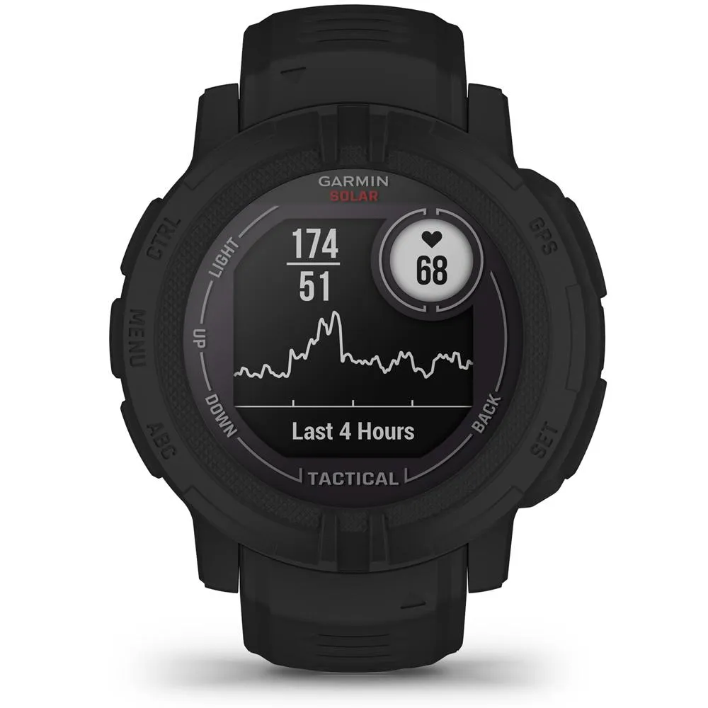 Garmin Instinct 2 Solar Smartwatch Tactical Edition Black with 2 Year Warranty