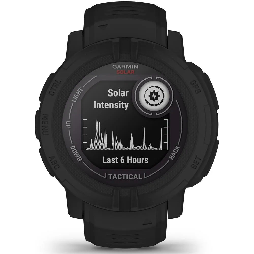 Garmin Instinct 2 Solar Smartwatch Tactical Edition Black with 2 Year Warranty