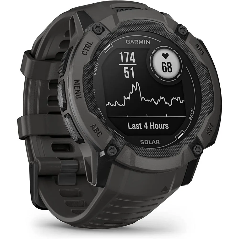 Garmin Instinct 2X Solar Rugged GPS Smartwatch Graphite with 2 Year Warranty
